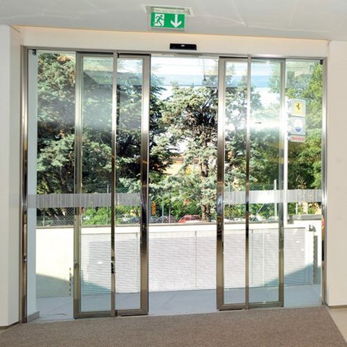 Eingangstür - RID  - Ponzi - Aluminium / Schiebe / Glas