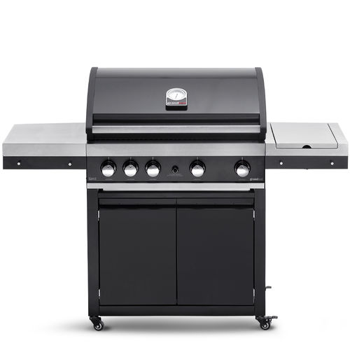 Gas-Gartengrill - Maxim G4 - GRAND HALL - auf Rollen / Gusseisen / Edelstahl