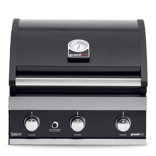 Gas-Gartengrill - Premium G3 - GRAND HALL - festinstalliert / Gusseisen / Edelstahl