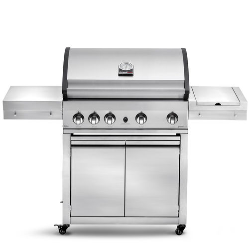 Gas-Gartengrill - Elite G4 - GRAND HALL - auf Rollen / Gusseisen / Edelstahl