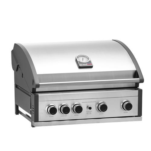 Gas-Gartengrill - Pro Elite - GRAND HALL - Einbau / Gusseisen / Edelstahl