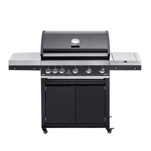 Gas-Gartengrill - Maxim G5 - GRAND HALL - auf Rollen / Gusseisen / mit Stauraum