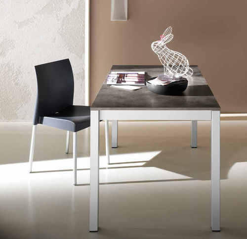 Moderner Tisch - ALISEO - SCAVOLINI - Spanplatte / Hartglas / Laminat