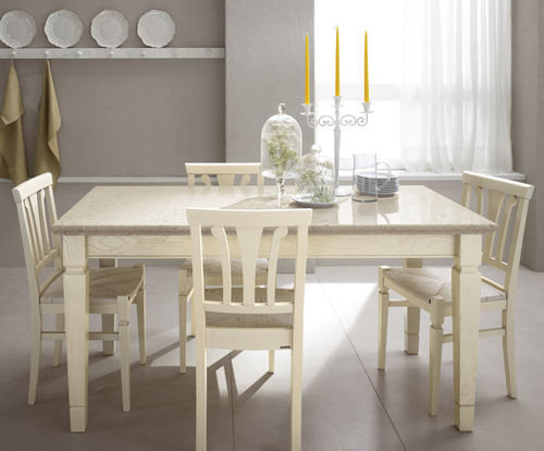 Klassischer Esstisch - CORINNE - SCAVOLINI - Spanplatte / Laminat / ABS
