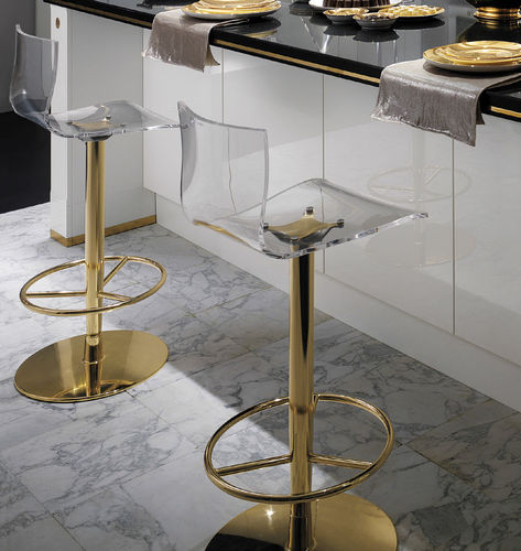 Moderner Barstuhl - DELUXE - SCAVOLINI - für den Innenraum / Methacrylat / Gestell aus Metall