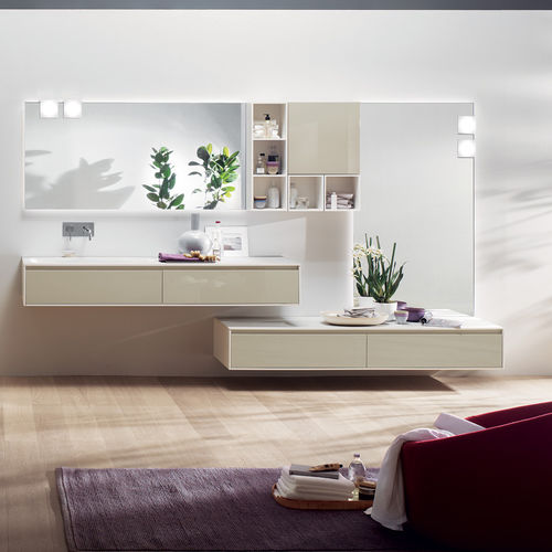 Modernes Badezimmer - RIVO - SCAVOLINI - Keramik / Glas / Stein