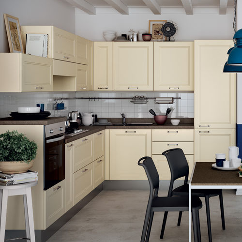 Moderne Küche - COLONY - SCAVOLINI - Holz / Laminat / Kochinsel