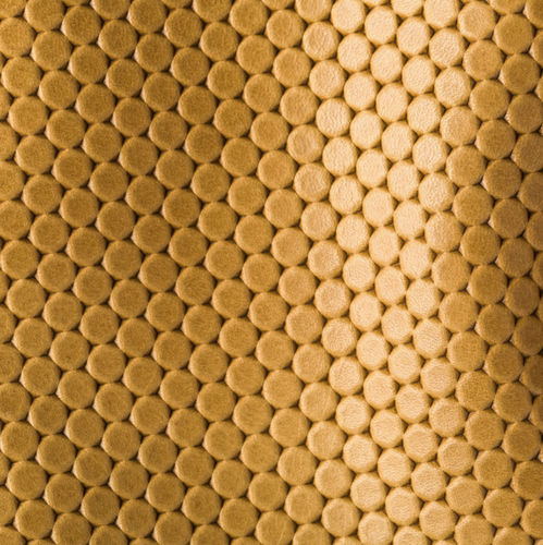 Leder-Wandverkleidung - BISANZIO : CREAM - Studio Art - texturiert / 3D-Effekt / Lederoptik