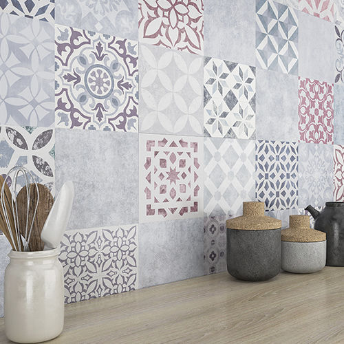 Holz-Laminatboden - S180147 - FAUS International Flooring - schwimmend / verklebt / Fliesenoptik