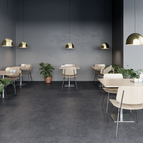 HDF-Laminatboden - S180093 - FAUS International Flooring - schwimmend / Betonoptik / für Privatgebrauch