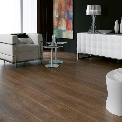 Nussbaum-Laminatboden - S184480 - FAUS International Flooring - schwimmend / verklebt / Parkettimitat