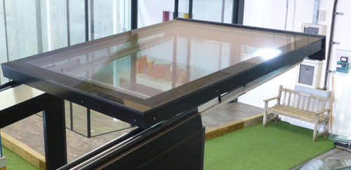 Selbsttragende Zwischendecke - SLIDING - Cantifix - Glas / gehärtet