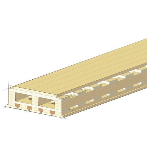 Holzfertigbauelement - LIGNO Q3 classique - Lignotrend - Stahlbeton / aus Gasbeton / für Boden