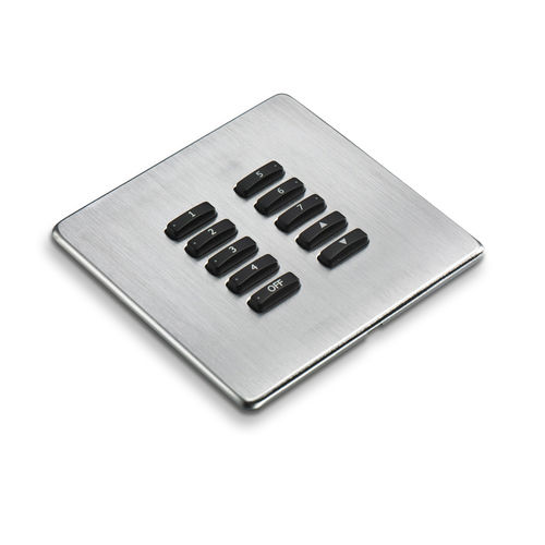 Bedientastatur für Hausautomationssystem - WCM-100  - Rako Controls - wandmontiert