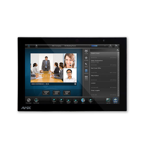 Touchscreen für Hausautomationssystem - MXD-1000-NC - AMX - wandmontiert