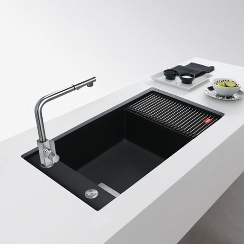 Einbeckenspüle - FRESNO FSG 111 REV - FRANKE HOME SOLUTIONS - ohne Abtropffläche / Granit / Unterbau