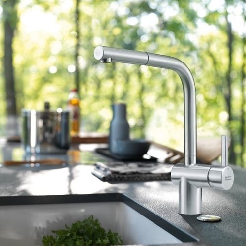 Aufsatz-Einhebelmischer - Atlas Neo  - FRANKE HOME SOLUTIONS - Edelstahl / für den Innenraum / 1-Loch
