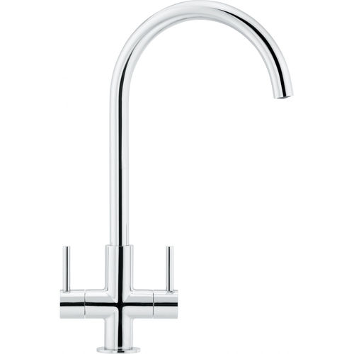 Aufsatz-Zweigriffmischer - Hestia J-Spout - FRANKE HOME SOLUTIONS - Messing / für Küche / 1-Loch