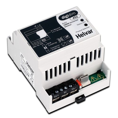 Dimmer auf DIN-Schiene / für DIN-Schiene - 452/454/455 - HELVAR