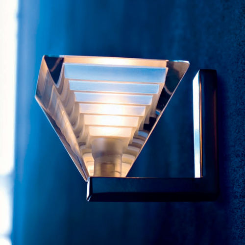 Moderne Wandleuchte - PIRAMIDE - Av Mazzega - für den Innenraum / Glas / geometrisch