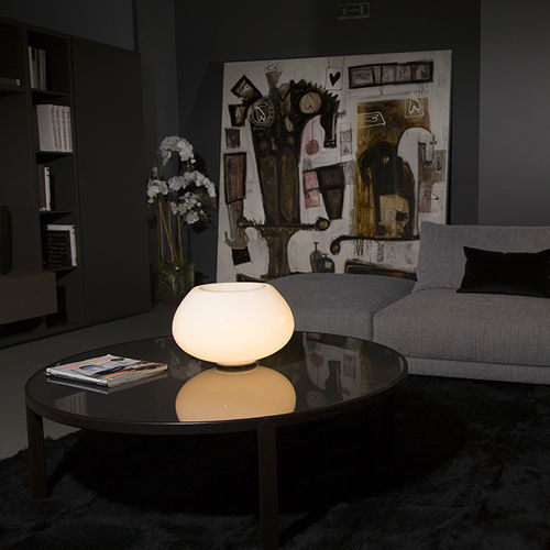 Tischlampe - EYES - Av Mazzega - geblasenes Glas / modern / mit Kabel