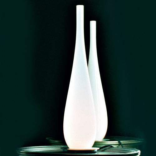 Tischlampe - JAR - Av Mazzega - Nickel / Glas / modern