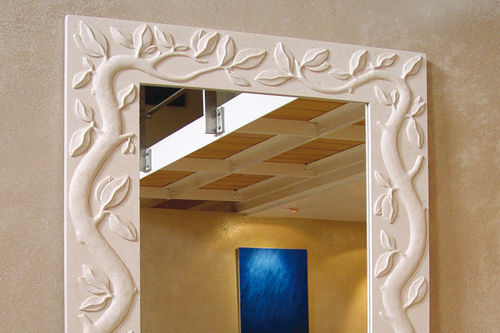 Wandmontierter Spiegel für Badezimmer - ArmourColor - modern / rechteckig / Holz