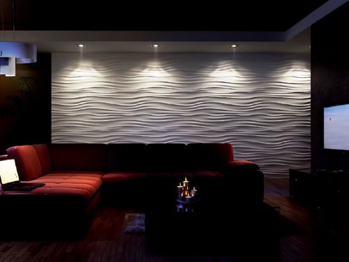 Dekorplatte für Wand - JET STREAM - ArmourColor - VOC-frei / aus recyceltem Material / Gips