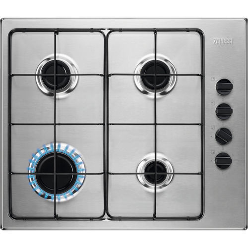 Gaskochfeld - ZGNN640X - Zanussi Home appliances - mit 4 Kochfeldern / Einbau / mit Drehknöpfen