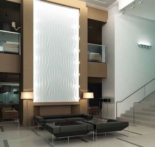 Dekorplatte für Wand - MONROE - Armourcoat USA - Verbundwerkstoff / Gips / 3D