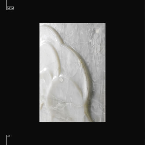 Dekorplatte für Wand - CAMELIA SCULPTURED - MGM - hintergrundbeleuchtet / Marmor / poliert