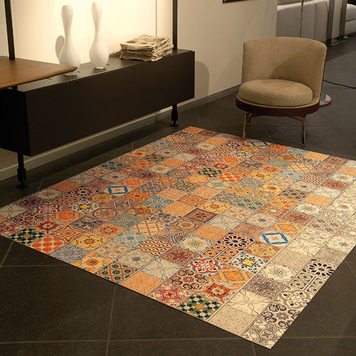 Moderner Teppich - AMALFI - Montecolino S.p.a. - Patchwork / PVC / rechteckig