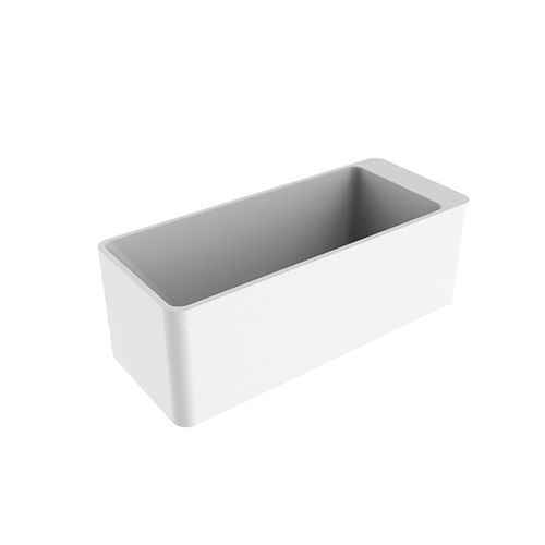 Freistehende Badewanne - 6360-M5-8000 - JUSTIME - Stein / weiß