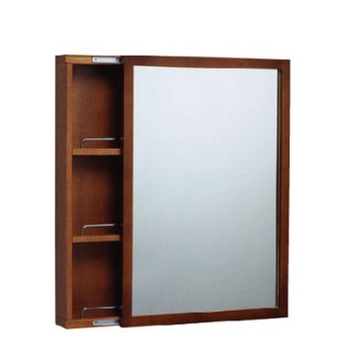 Moderne Badezimmerschrank mit Spiegel - 6811-77-82CP - JUSTIME - Holz / wandmontiert
