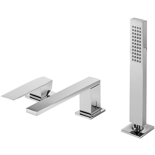 Einhebelmischer für Badewanne - SLIM EXCLUSIVE: 20216103 - TRES Grifería - Aufsatz / aus verchromtem Metall / für Badezimmer