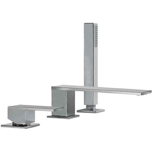 Einhebelmischer für Dusche - CUADRO EXCLUSIVE: 00616105AC - TRES Grifería - für Badewanne / Aufsatz / Metall