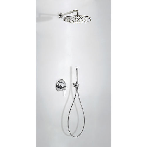 Duschsystem für Wandeinbau - STUDY EXCLUSIVE: 26298091 - TRES Grifería - modern / mit Handbrause / mit regulierbarem Brausekopf