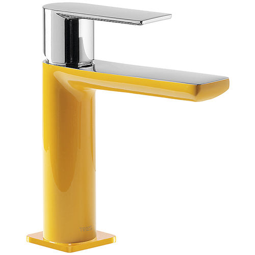 Einhebelmischer für Waschtisch - LOFT COLORS: 20010301AMD - TRES Grifería - Aufsatz / Metall / für Badezimmer