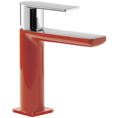 Einhebelmischer für Waschtisch - LOFT COLORS: 20010301ROD - TRES Grifería - Aufsatz / Metall / für Badezimmer