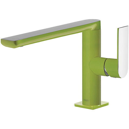Einhebelmischer für Waschtisch - LOFT COLORS: 20020501VED - TRES Grifería - Aufsatz / Metall / für Badezimmer