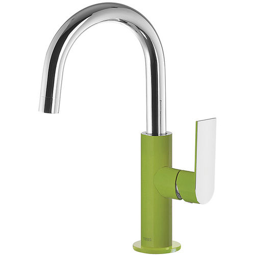 Einhebelmischer für Waschtisch - LOFT COLORS: 20020504VED - TRES Grifería - Aufsatz / Metall / für Badezimmer