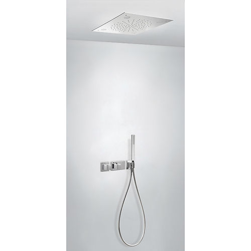 Duschsystem für Wandeinbau - BLOCK SYSTEM: 20725205 - TRES Grifería - für Deckeneinbau / modern / mit Handbrause