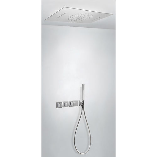 Duschsystem für Wandeinbau - BLOCK SYSTEM®: 20725403 - TRES Grifería - für Deckeneinbau / modern / mit Handbrause
