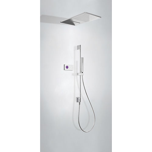 Duschsystem für Wandeinbau - SHOWER TECHNOLOGY: 09286307 - TRES Grifería - modern / mit Handbrause / thermostatisch