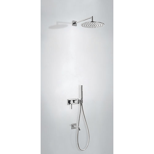 Duschsystem für Wandeinbau - 3V: 21027313 - TRES Grifería - modern / mit Handbrause / mit regulierbarem Brausekopf