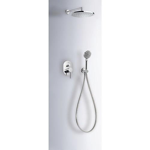 Duschsystem für Wandeinbau - MONO-TERM®: 20118003 - TRES Grifería - modern / mit Handbrause / mit regulierbarem Brausekopf