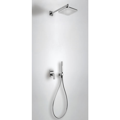 Duschsystem für Wandeinbau - LOFT: 20018002 - TRES Grifería - modern / mit Handbrause / mit regulierbarem Brausekopf