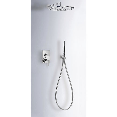 Duschsystem für Wandeinbau - MAX-TRES: 06298001 - TRES Grifería - modern / mit Handbrause / mit regulierbarem Brausekopf