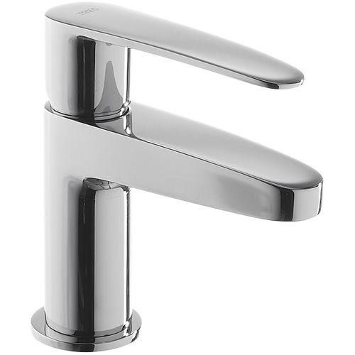 Einhebelmischer für Waschtisch - FLAT-TRES: 20410301 - TRES Grifería - Aufsatz / aus verchromtem Metall / für Badezimmer