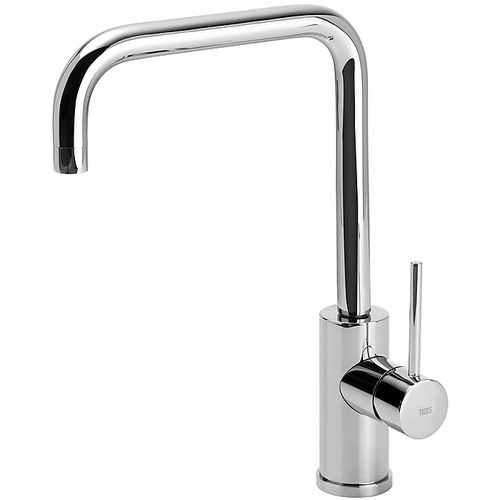 Aufsatz-Einhebelmischer - MAX-TRES: 162541 - TRES Grifería - aus verchromtem Metall / für Küche / 1-Loch